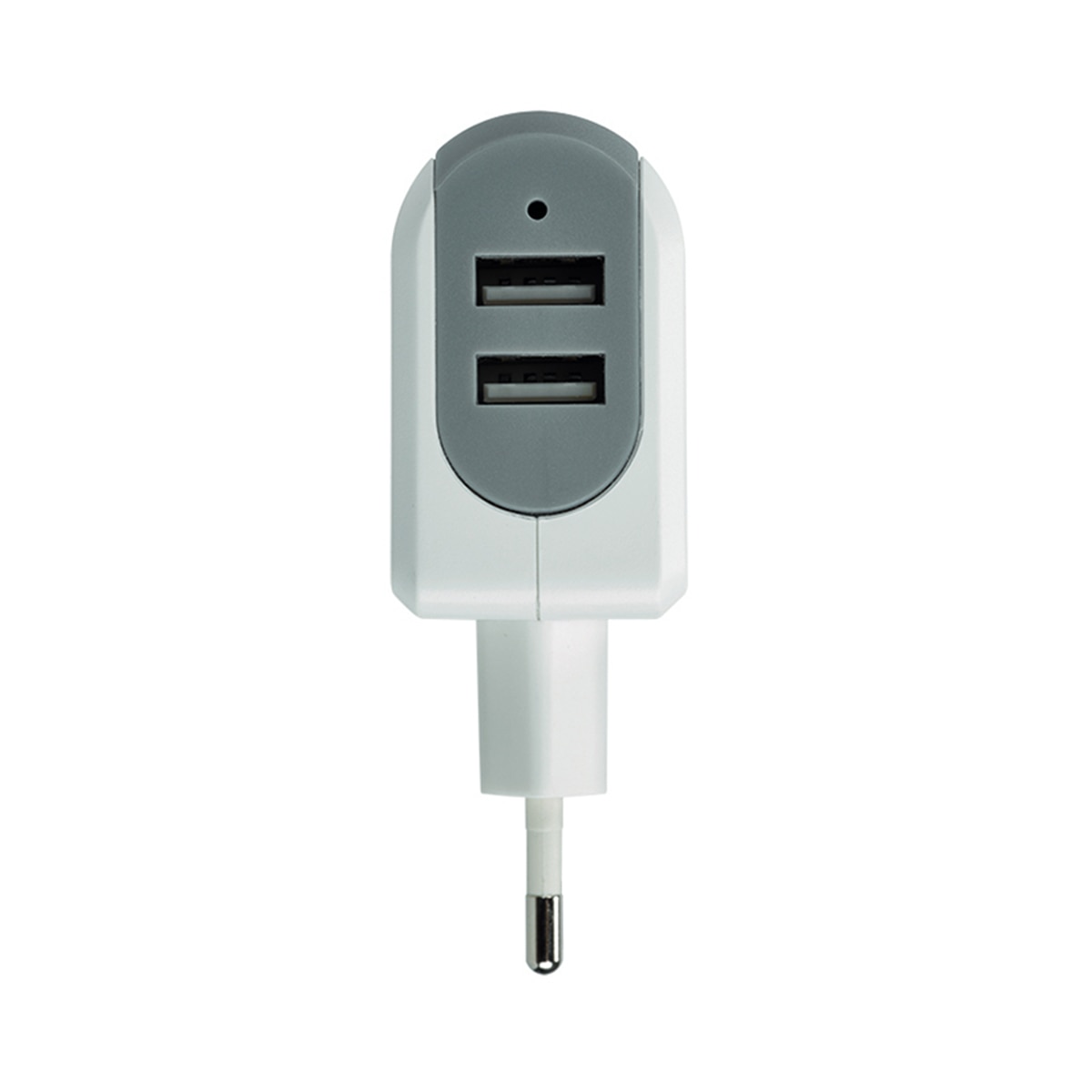 Cargador Smart Charge 2 USB A 24W Simon Blanco / Gris-6
