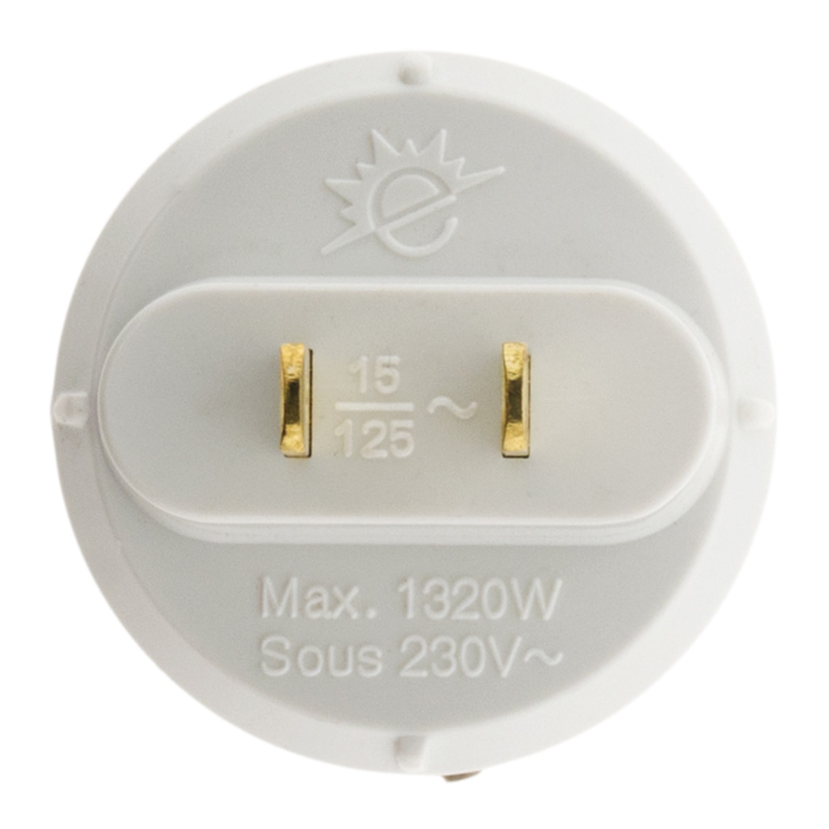 Adaptador de Viagem USA-M / UE-H Branco-2