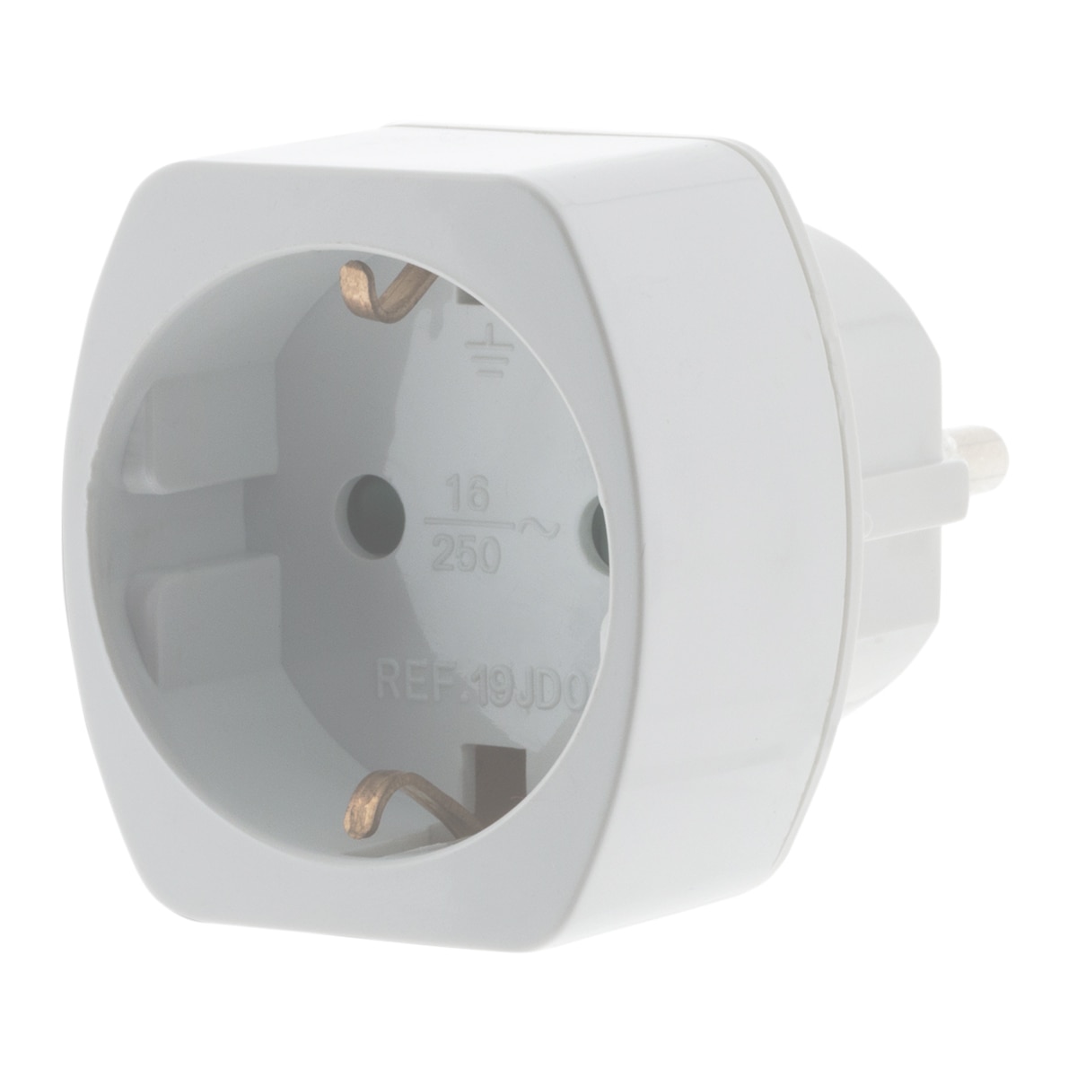 Adaptador de Viagem UE-M para Schuko-H - 16 A Branco-1