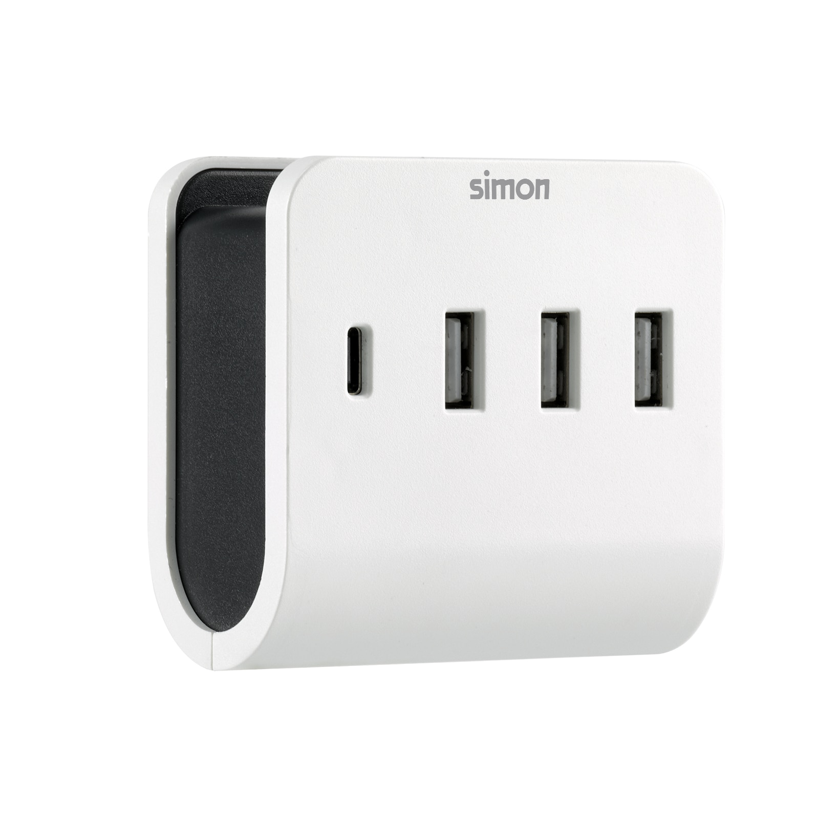 Imagem 0 de Adaptador 1 USB + 3 USB A com Suporte para Smartphone Smart Charge
