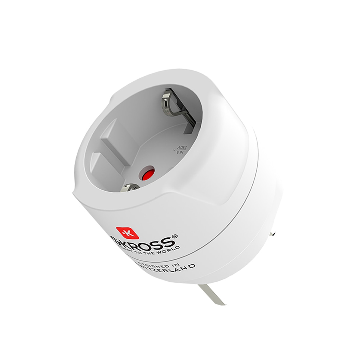 Imagem 0 de Adaptador de Viagem Europa-Reino Unido para Dispositivos de 2 e 3 Polos