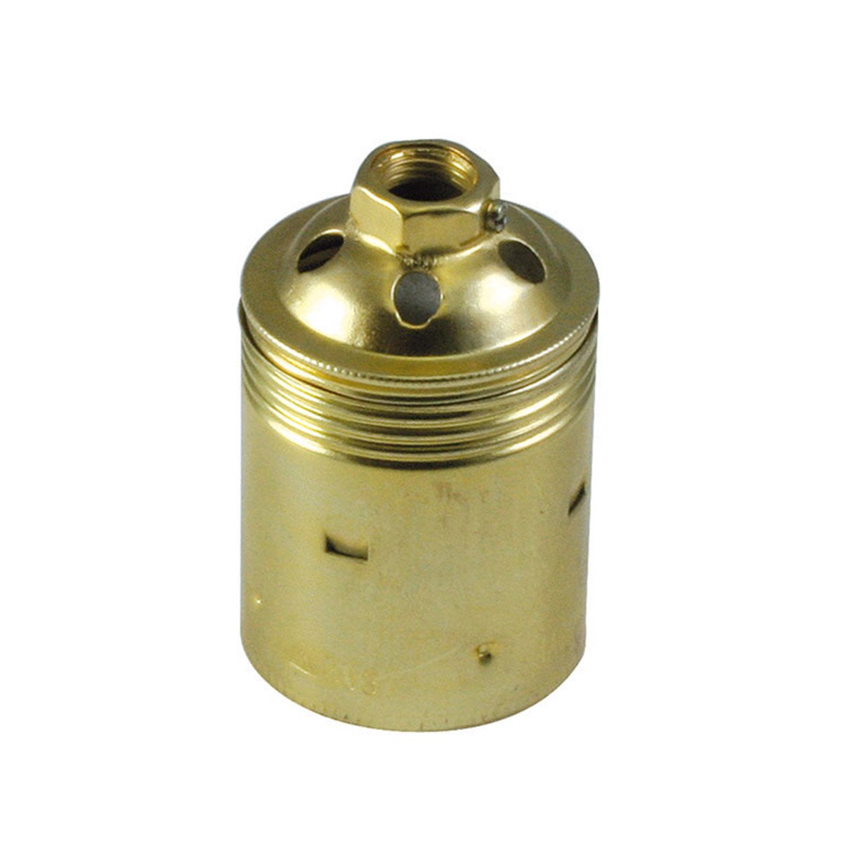 Imagen 0 de Portalamparas Termoplástico Liso E-27 Negro Simon Brico