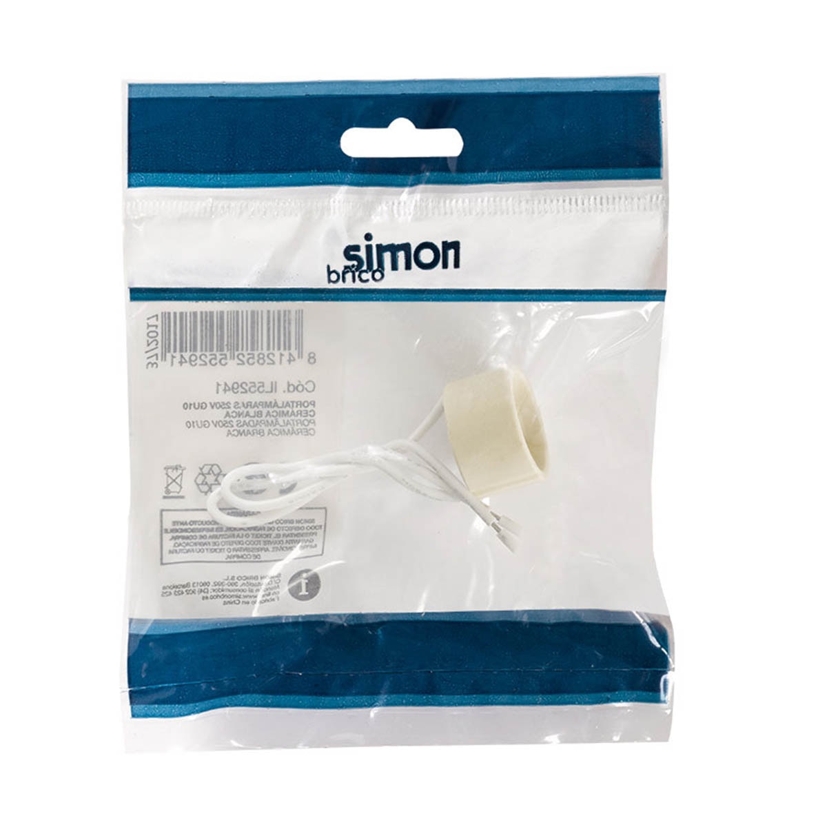 Prolongador de 5 m, H05Vv-F 3×1,5 mm², 16 A, 250 V 2
