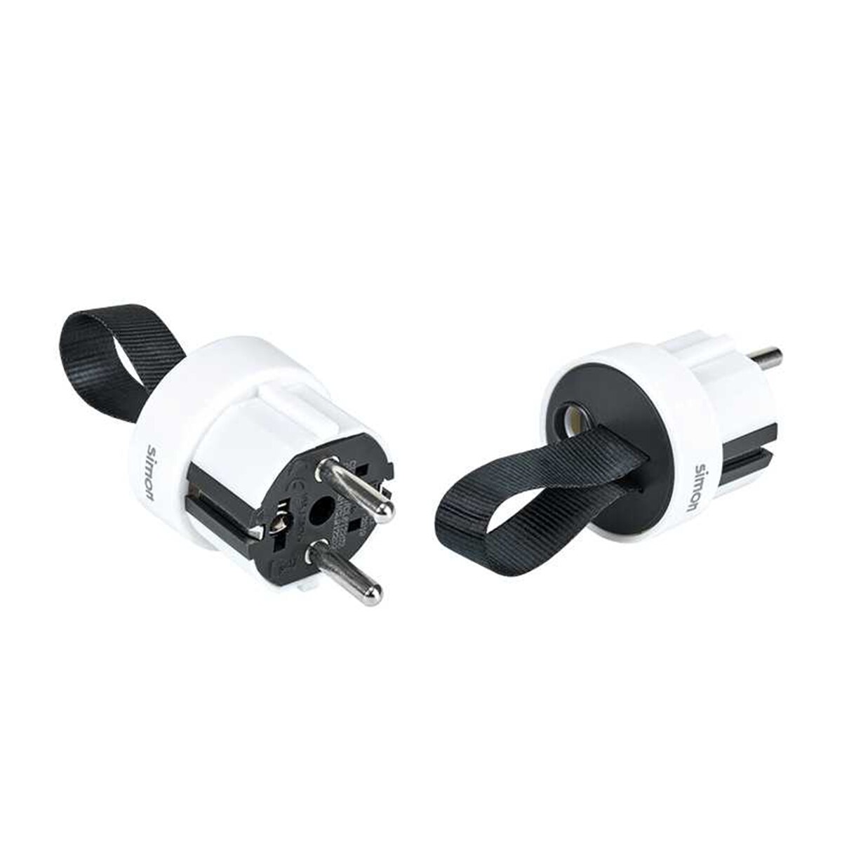 Adaptador 16A 250V branco com interruptor 3