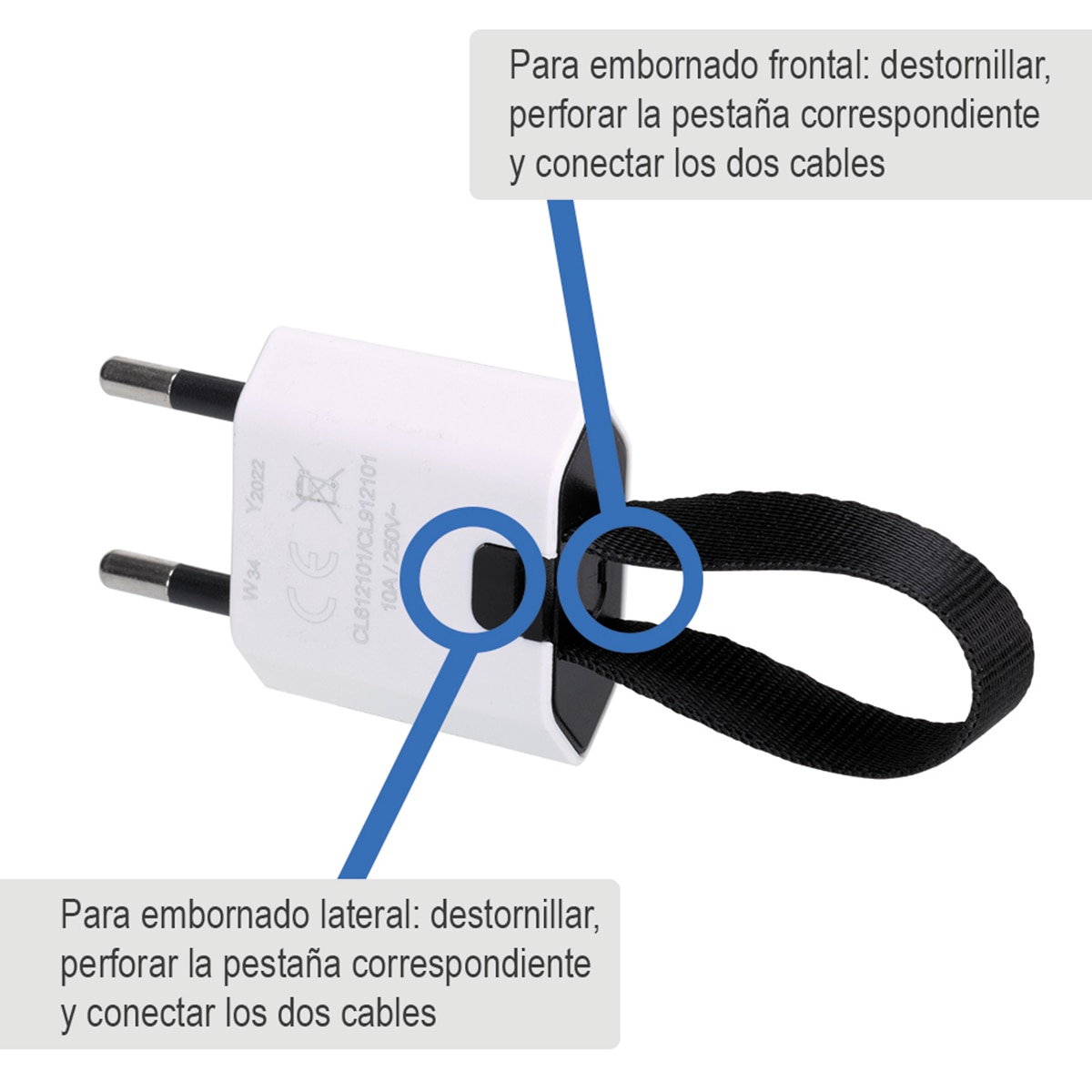 Base de 3 tomadas com interruptor 3 m 6