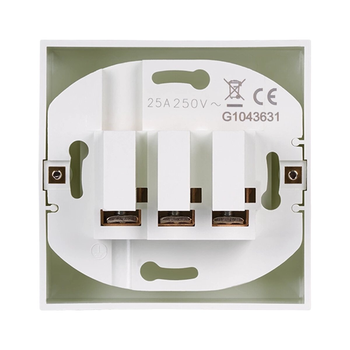 Base enchufe schuko para cocinas 2P+TT 25A 250V Blanco Simon Blanco-4