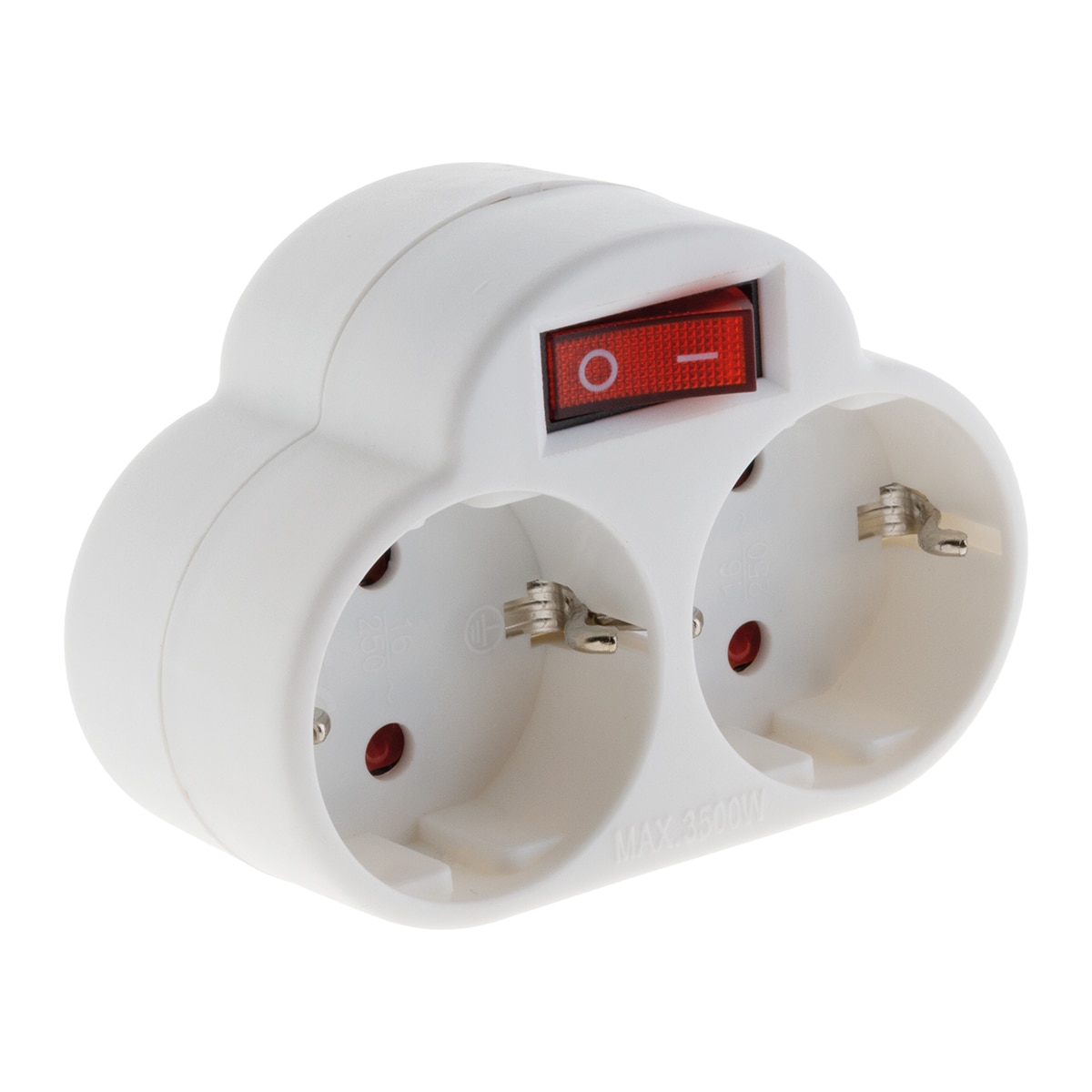 Imagem 0 de Adaptador 2X16A c/Interruptor 191921