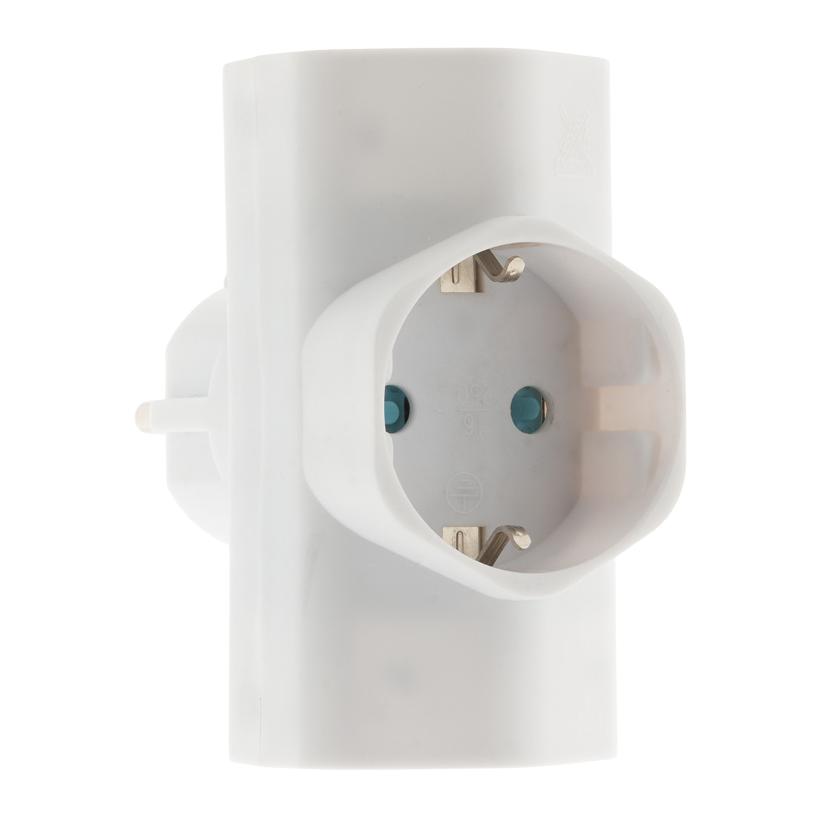 Imagem 0 de Adaptador 3x16A Frontal 191915