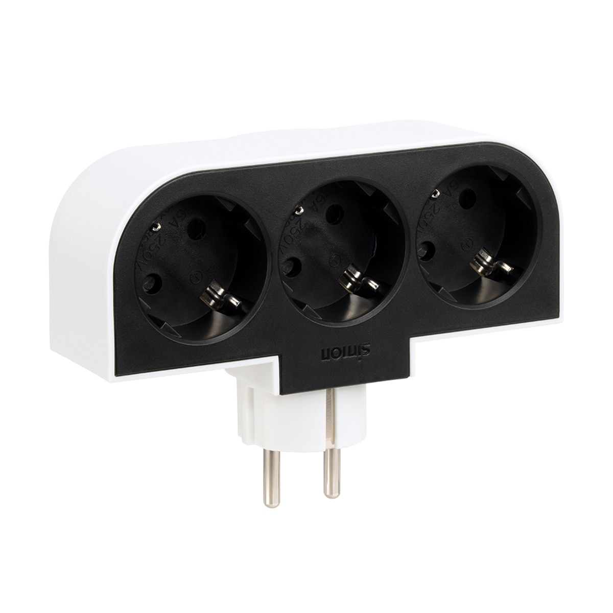 Ficha 16 A 250 V Branca Branco / Preto-3