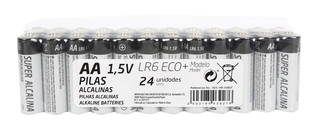 Imagen 0 de Pila alcalina AA LR06 (x24)
