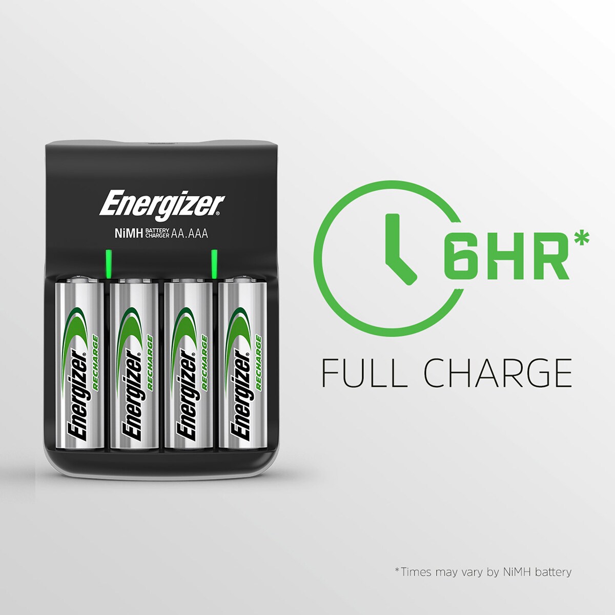 Carregador USB + 4 Pilhas AA - LR06 5