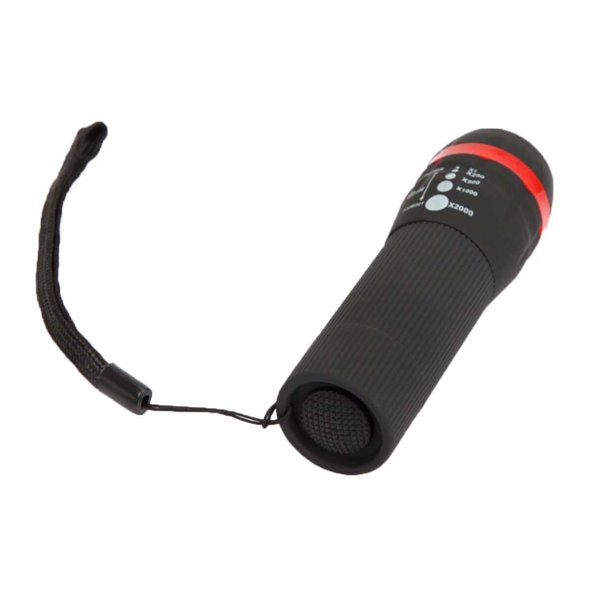 Mini Linterna LED Zoom Negro-3