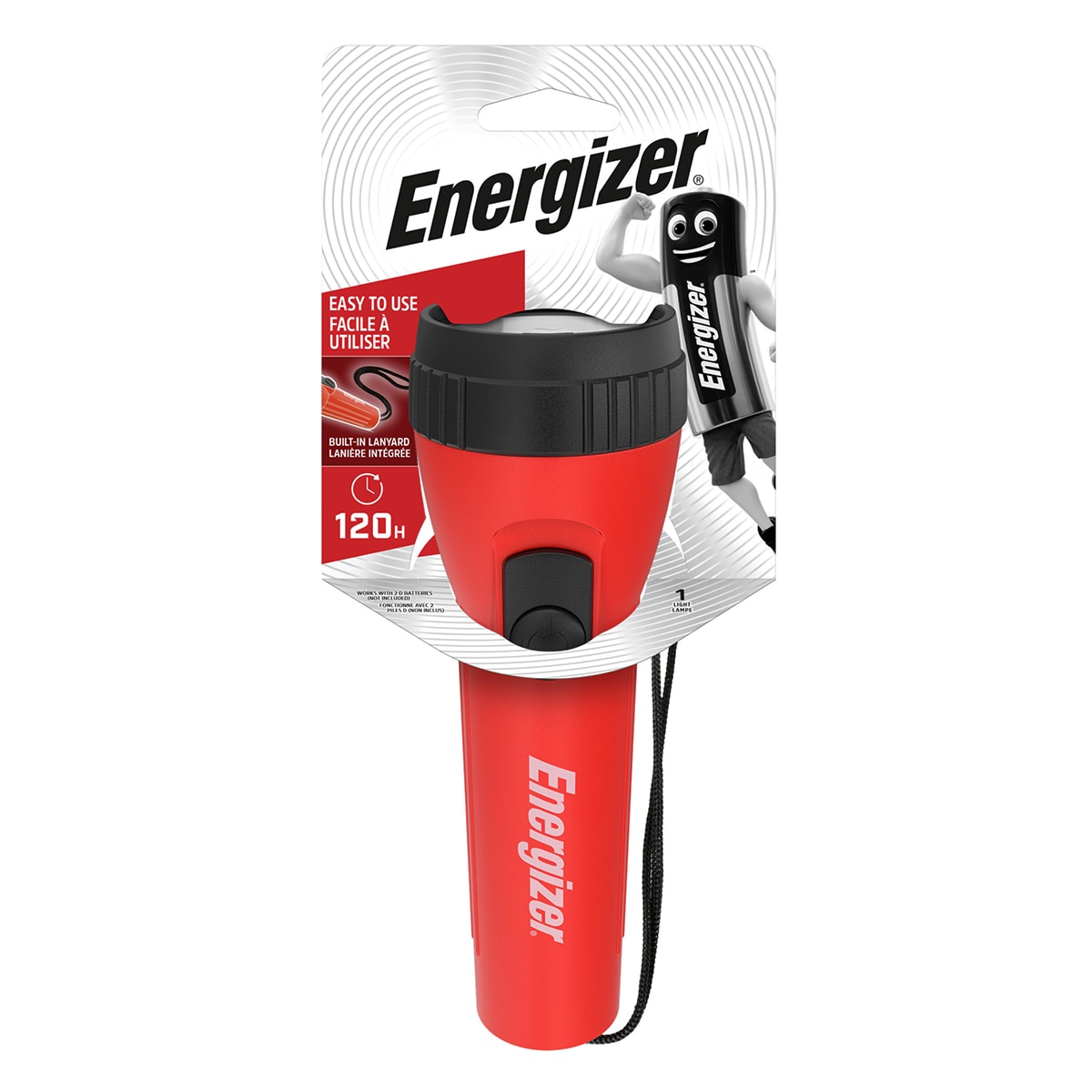 Linterna LED Plástico 25 lm 35 m Rojo / Negro-8