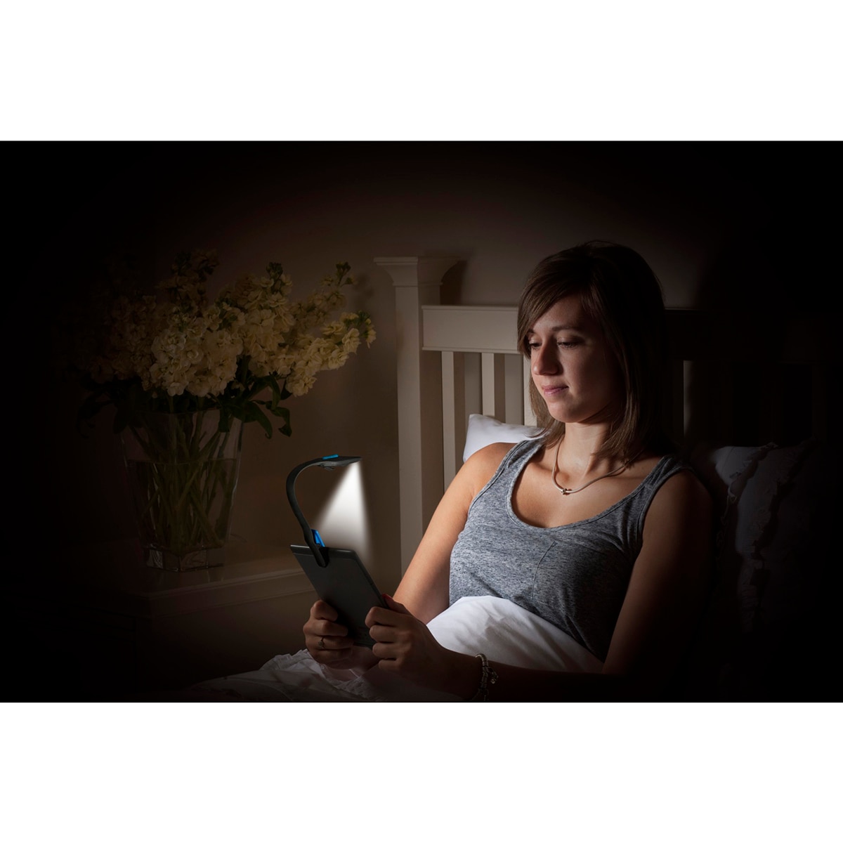 Lanterna LED para Livros Preto / Azul-6