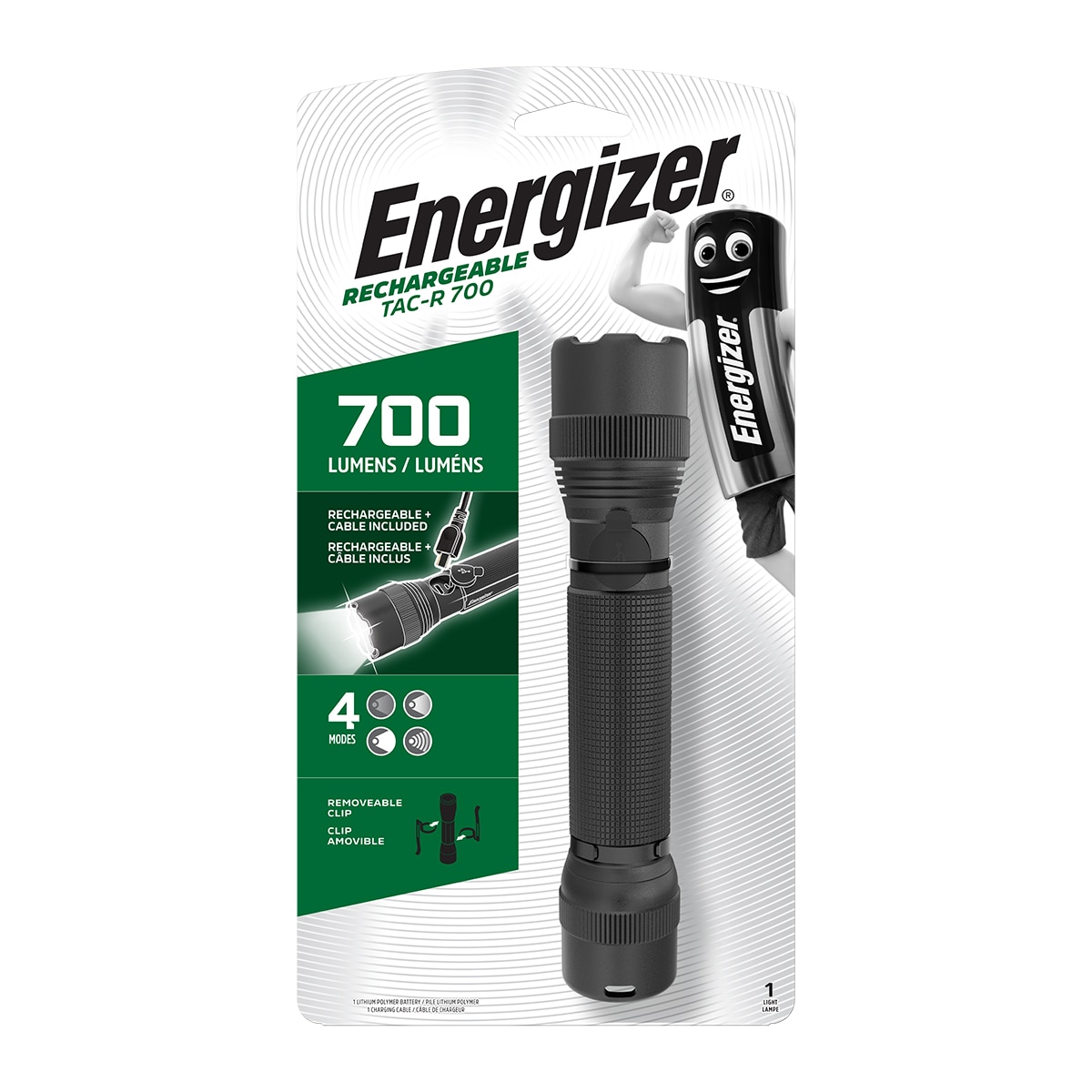 Linterna Táctica Recargable 700 lm 9