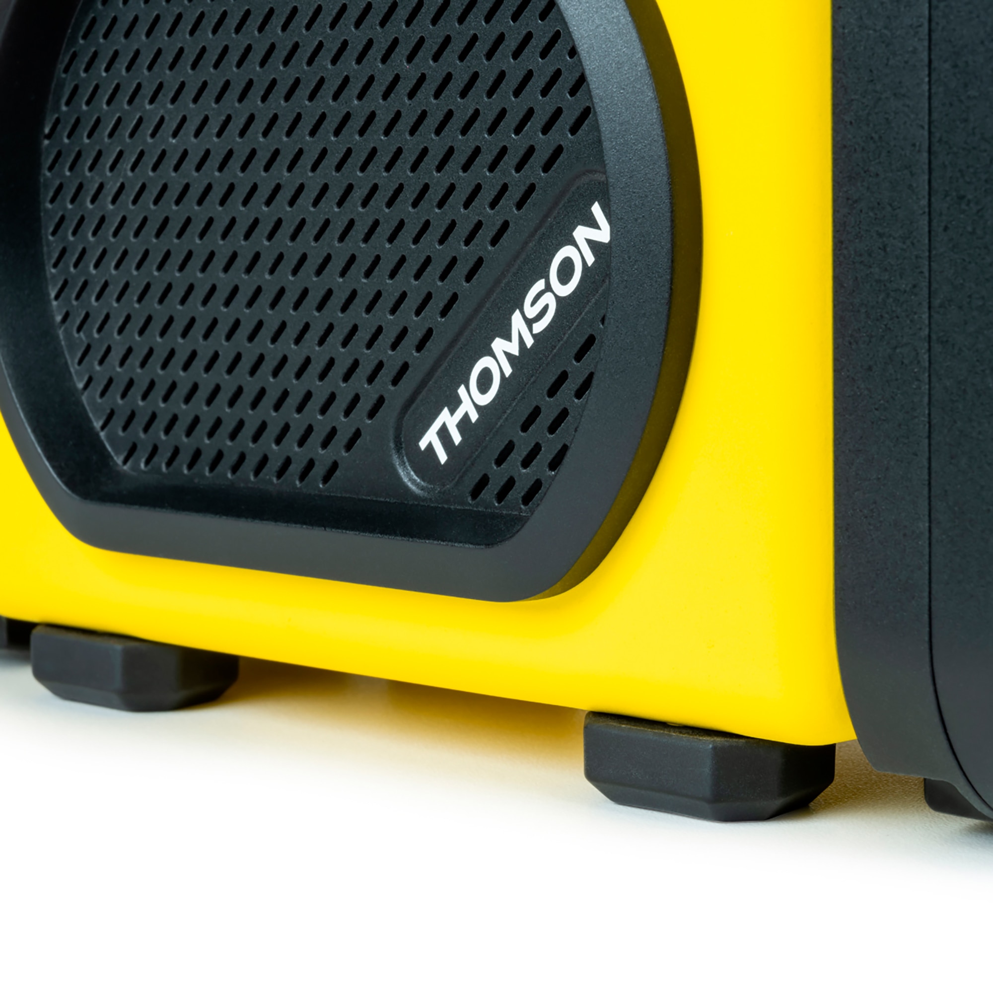 Radio para Obra y Altavoz Bluetooth 30W Amarillo / Negro-5