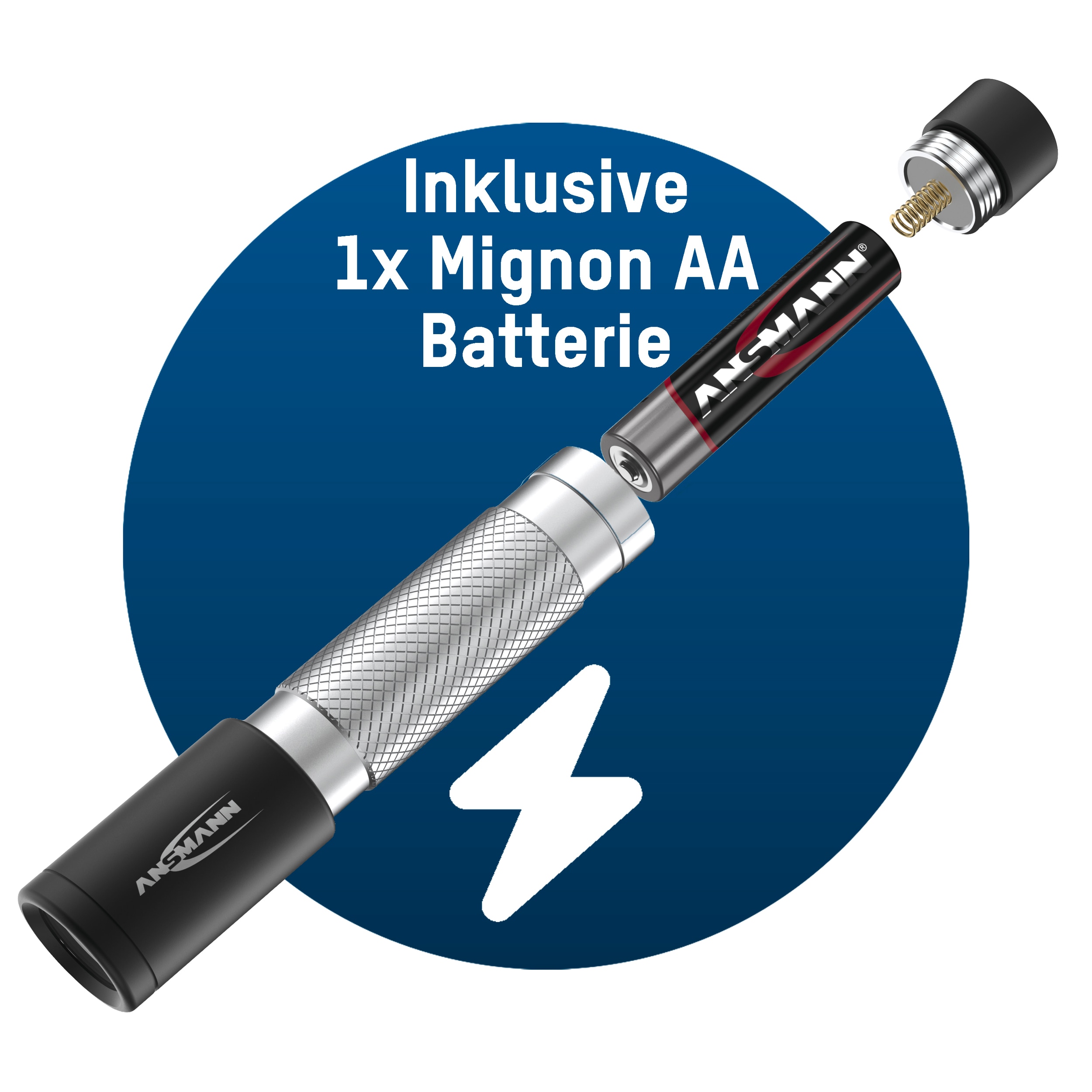 Linterna Led de Aluminio 3W 6000K 70 lm Aluminio-13