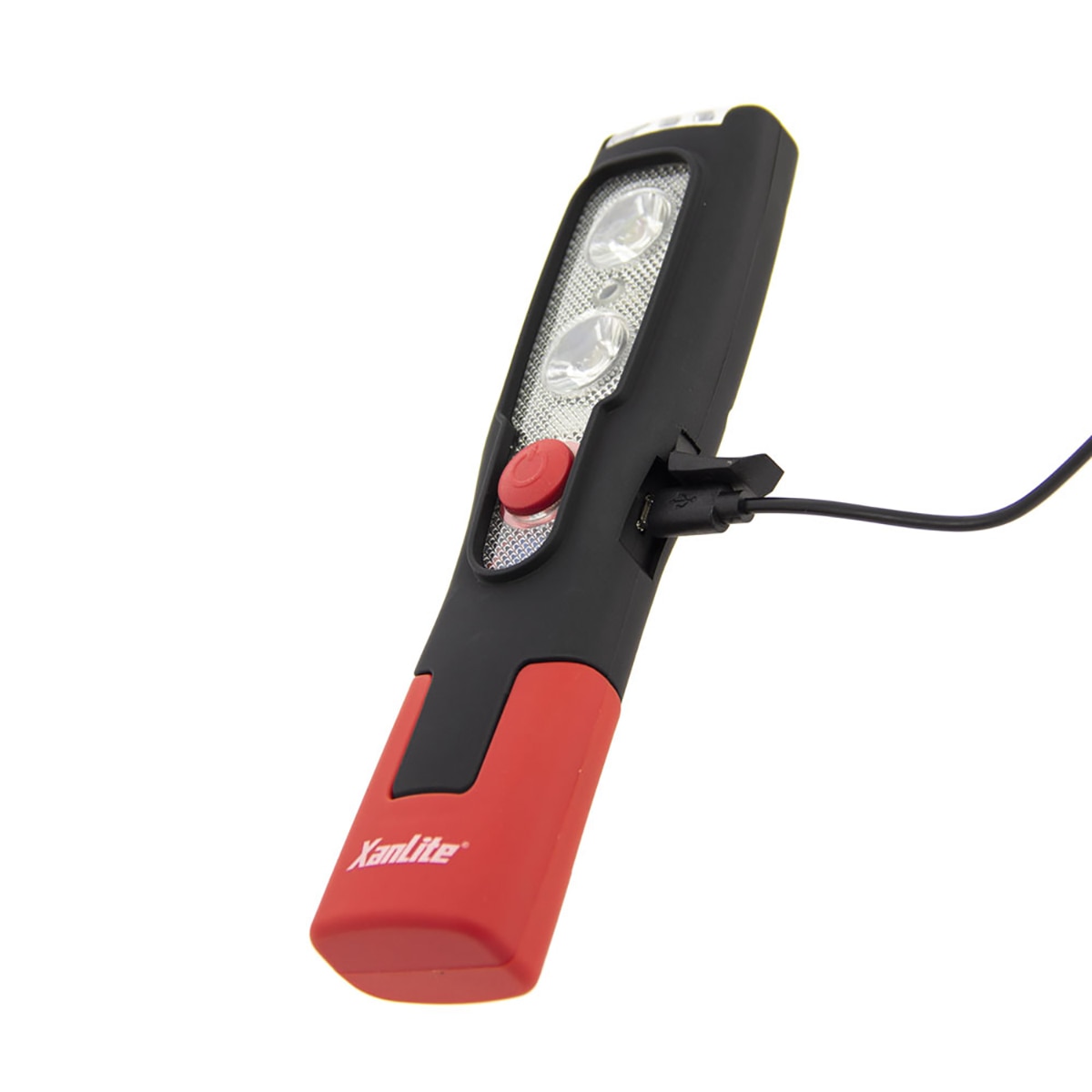 Linterna led inalámbrica recargable, 200 lúmenes Negro-5