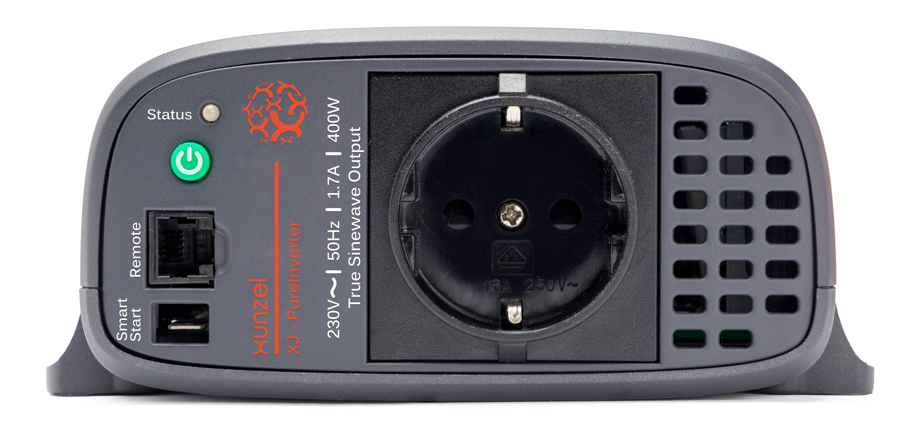 Inversor DC/AC XJ-400W 12V con Cable Negro / Naranja-2