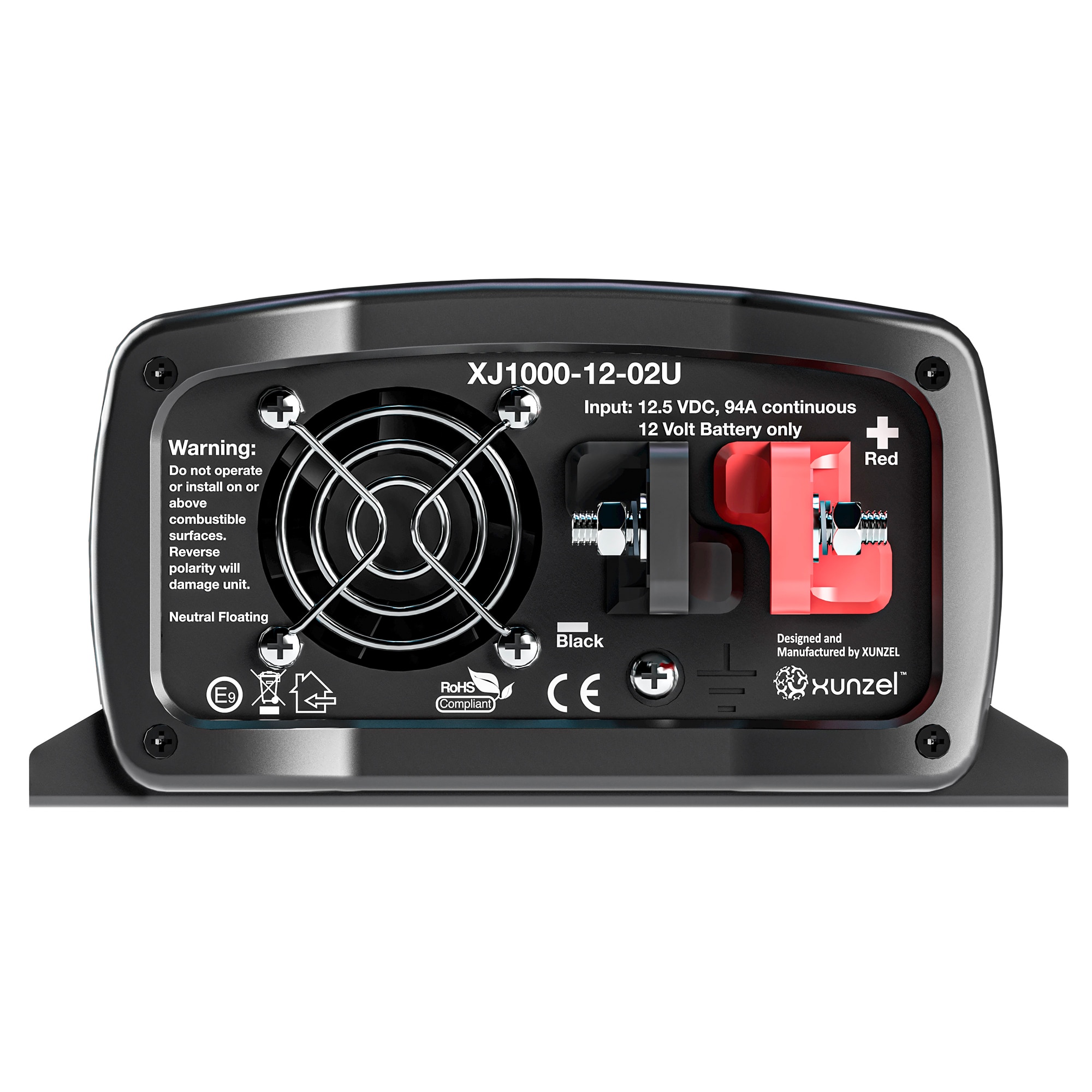 Inversor DC/AC XJ-1000W 12V con Cable 3