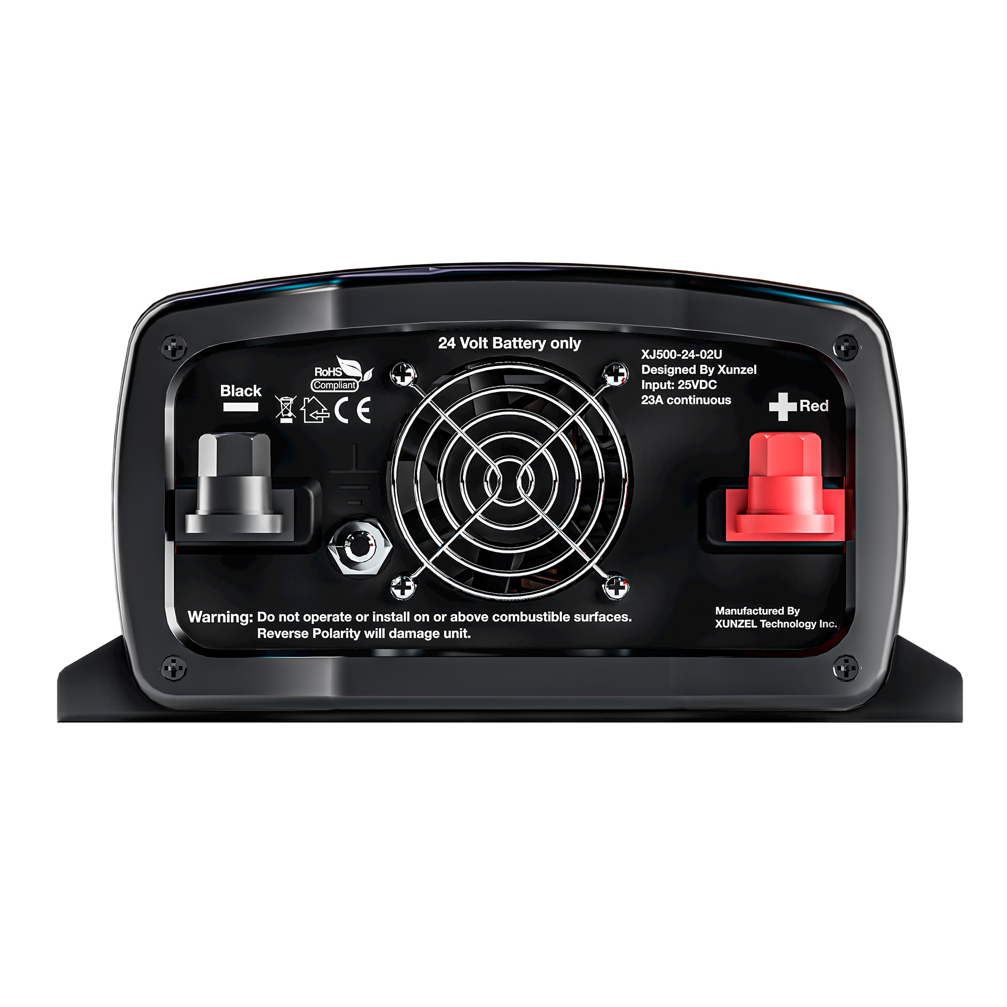 Inversor DC/AC XJ-500W 24V con Cable 3