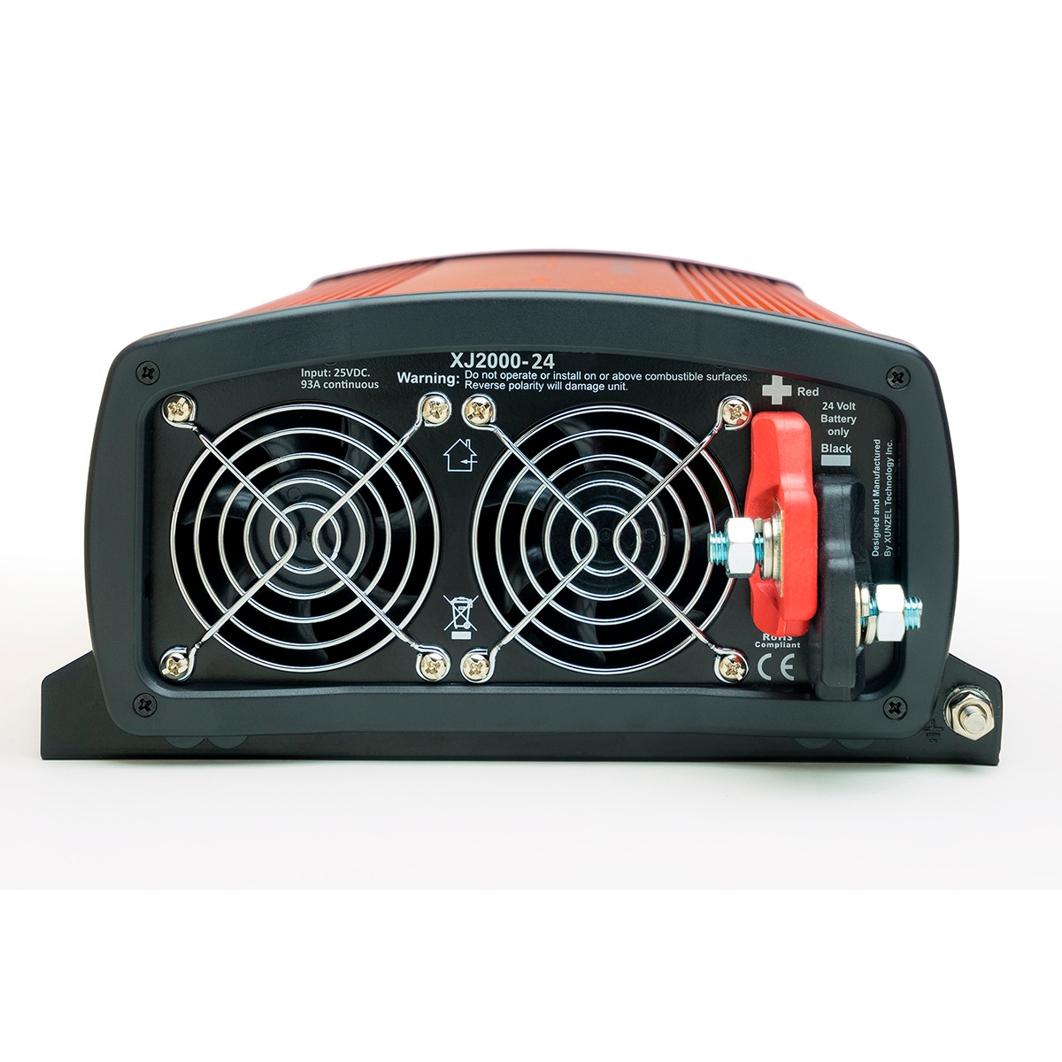 Inversor DC/AC XJ-2000W 24V con Cable 3