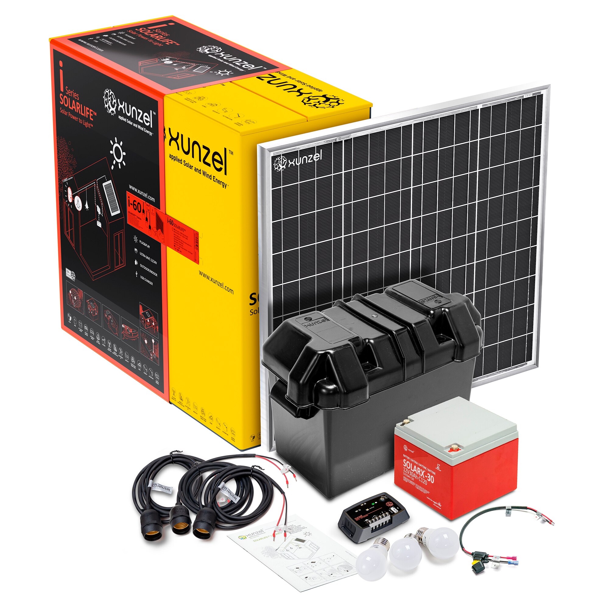 Xunzel – Kit Solar Iluminación LED SOLARLIFE-60i.