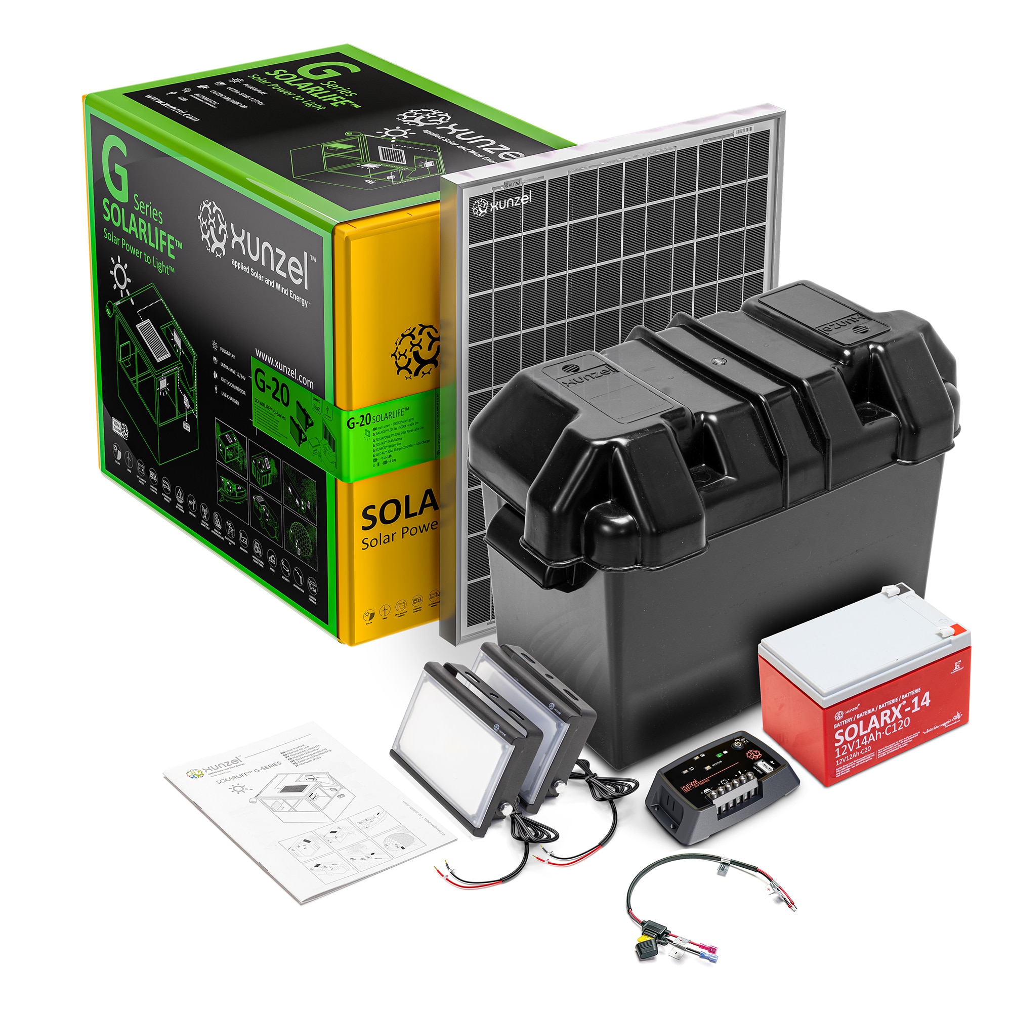 Kit Solar Iluminación LED SOLARLIFE-G20 1