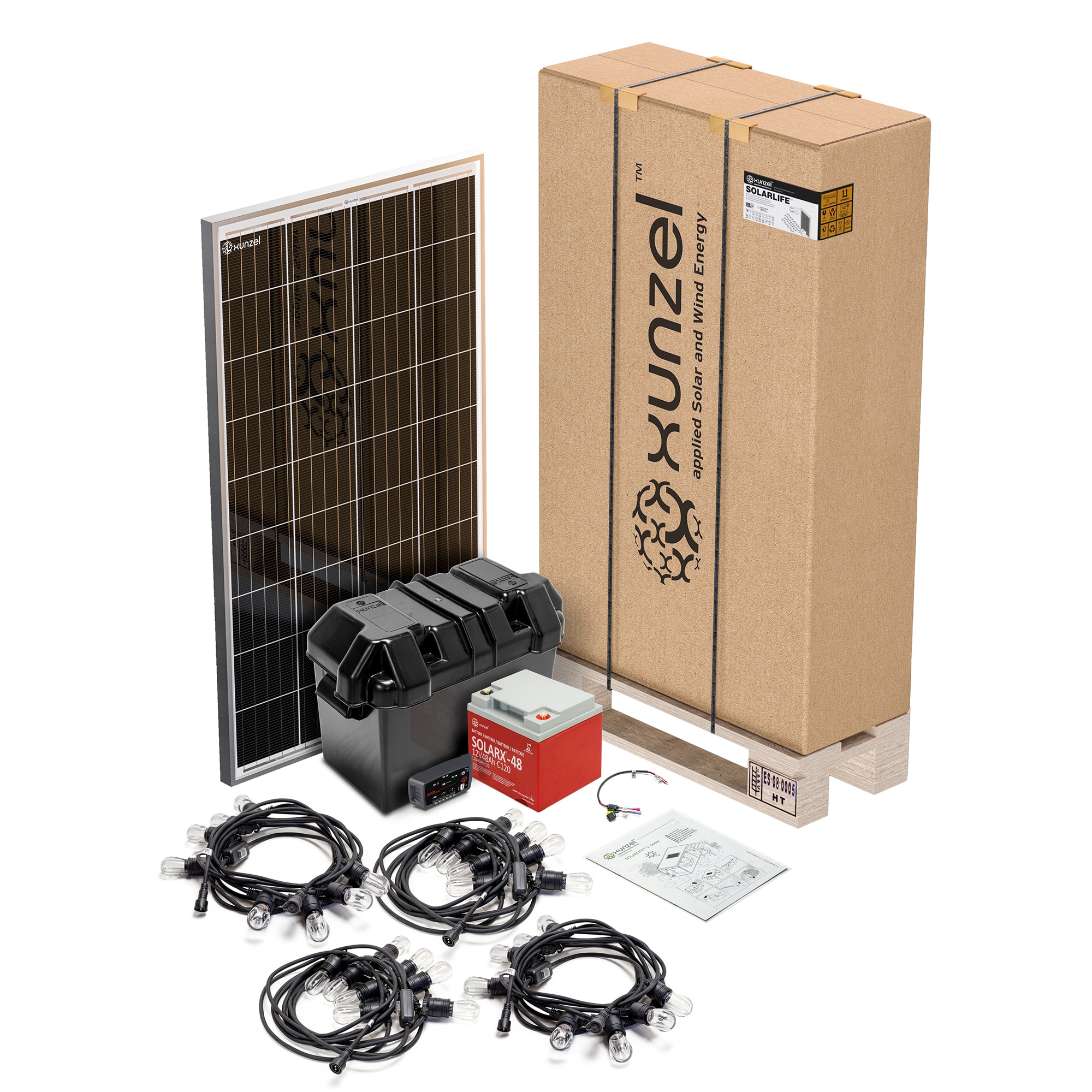 Kit Solar Iluminación LED SOLARLIFE-S-120x32 COSY 1