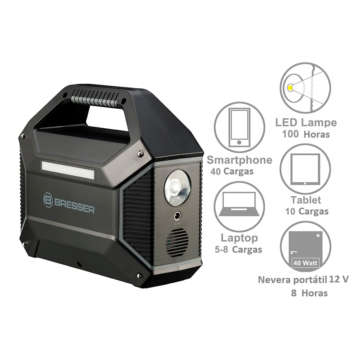 Cargador Portátil 100W Negro-3