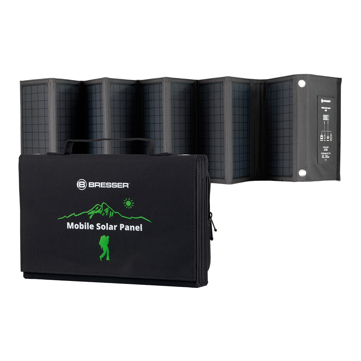 Bresser – Placa Solar Fotovoltaica Cargador Portátil 60 W.