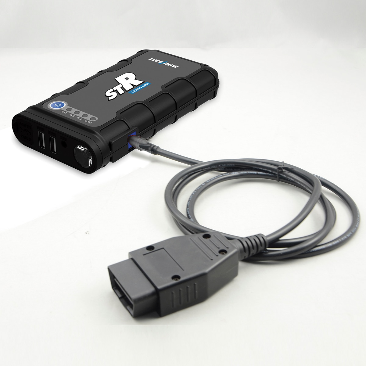 Mini Arrancador de Baterías TT40 STR 12.000 mAh Negro-8
