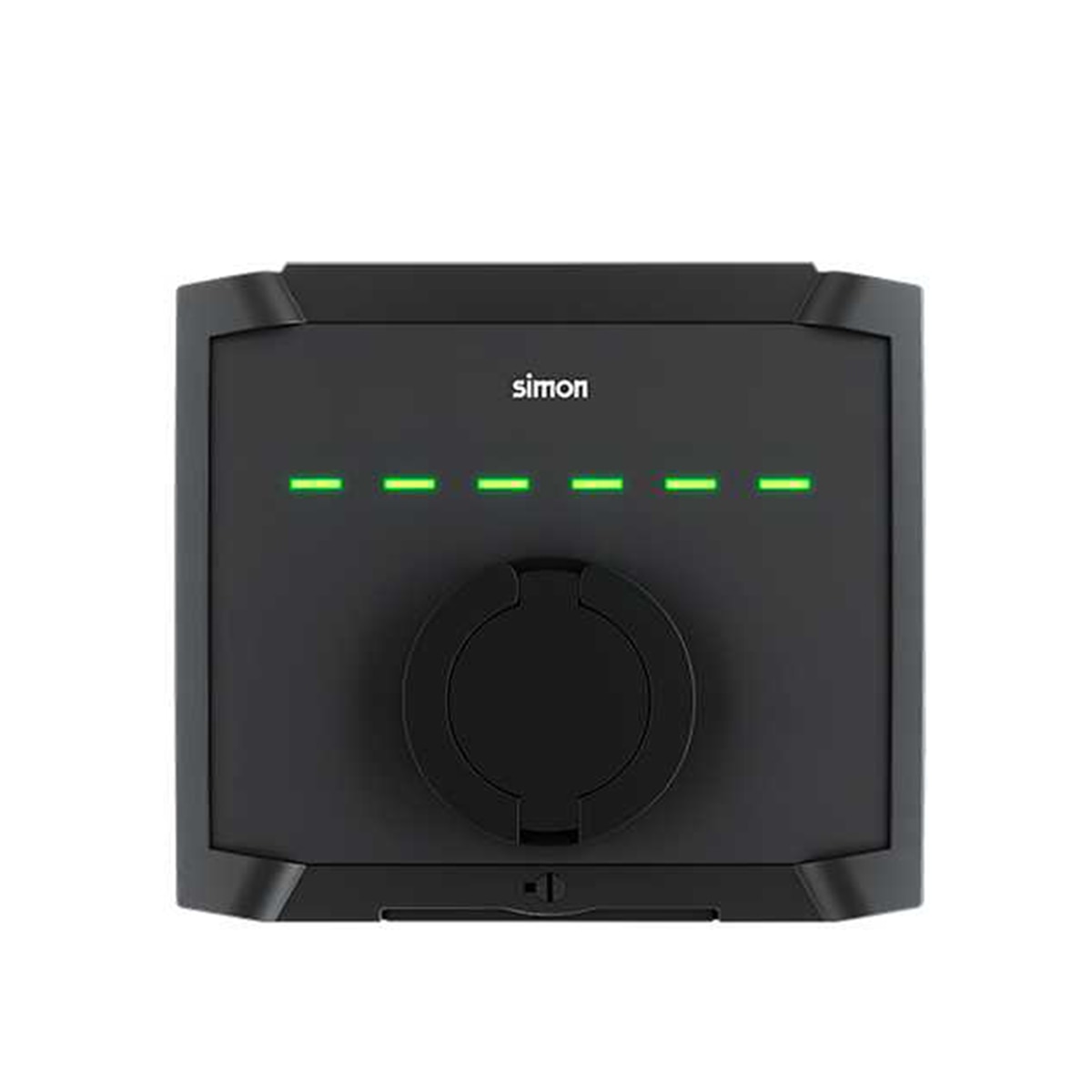 Cargador Vehículo Pared Cable 5m T2 7,4kW Monofásico + Bluetooth + Automático y Diferencial Blanco-3