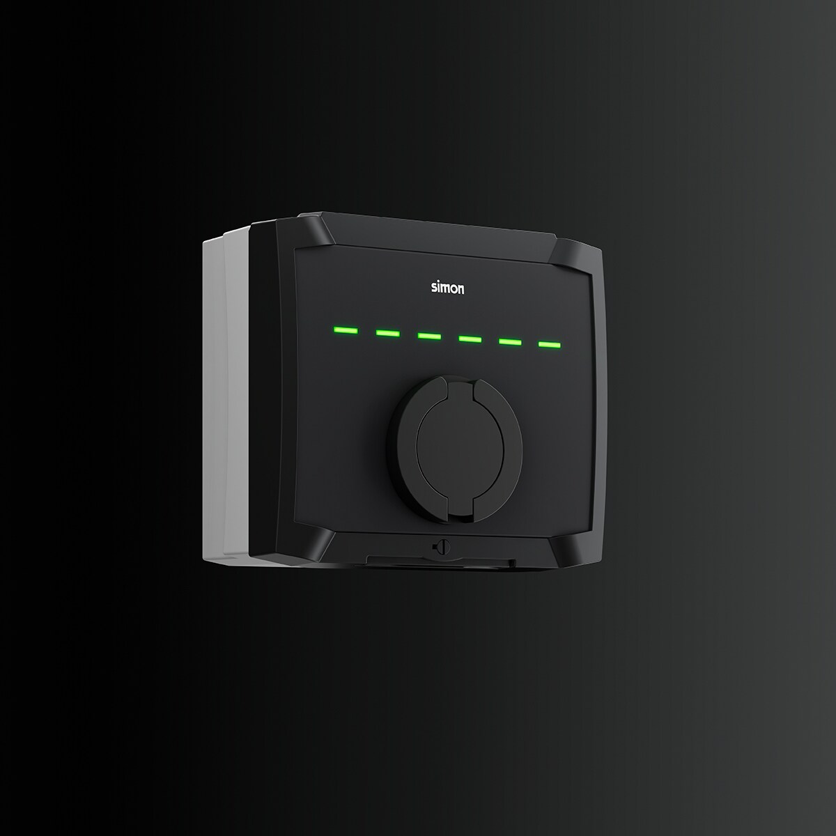 Carregador Veículo Parede Base T2 22kW Trifásico + Automático e Diferencial Prata-2