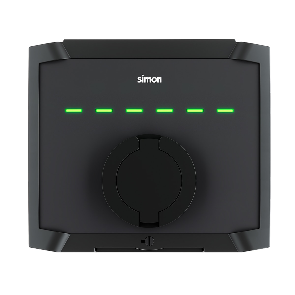 Cargador Vehículo Pared Base T2 22kW Trifásico + Bluetooth Plata-1