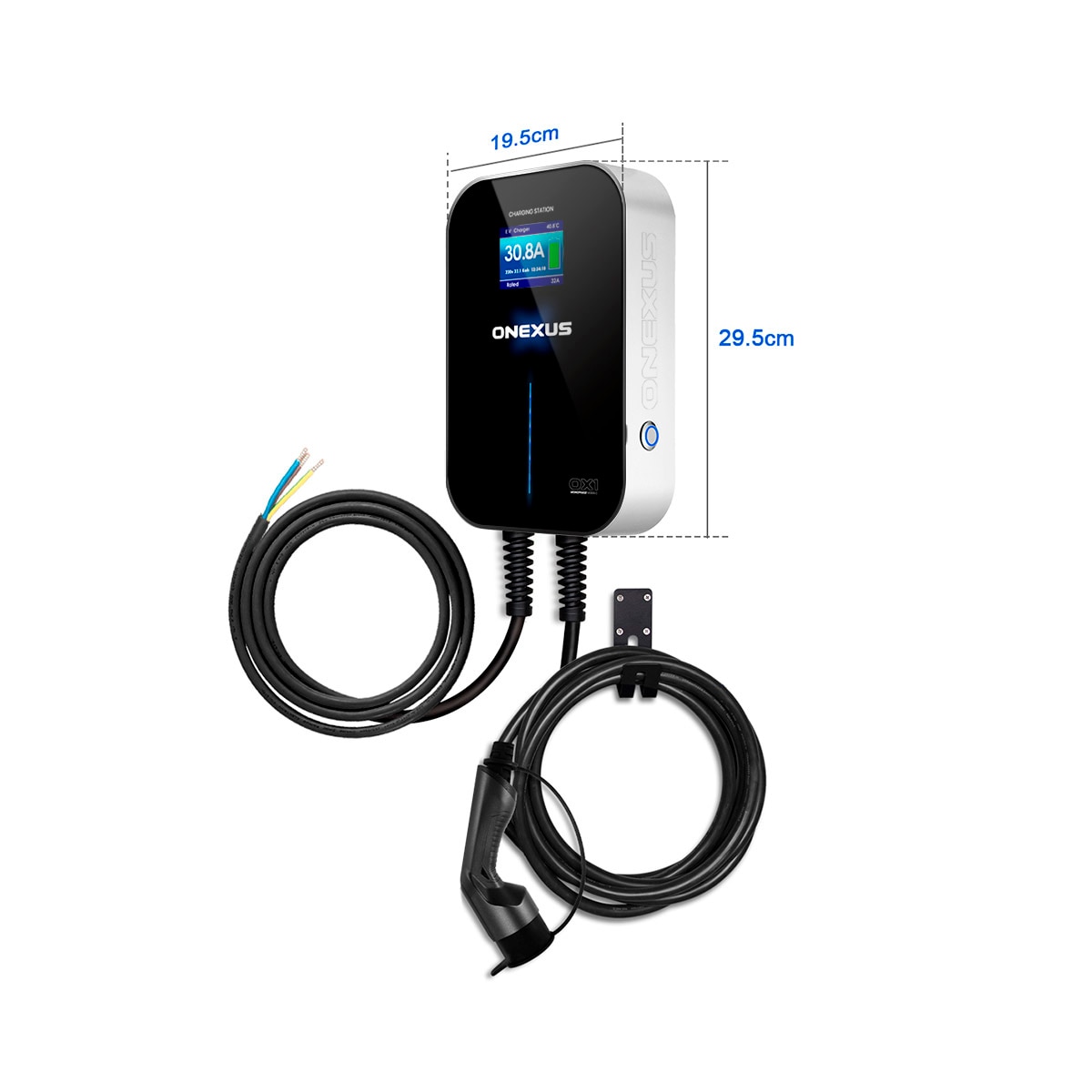 Cargador Monofásico Onexus con Cable 5 m Negro-4