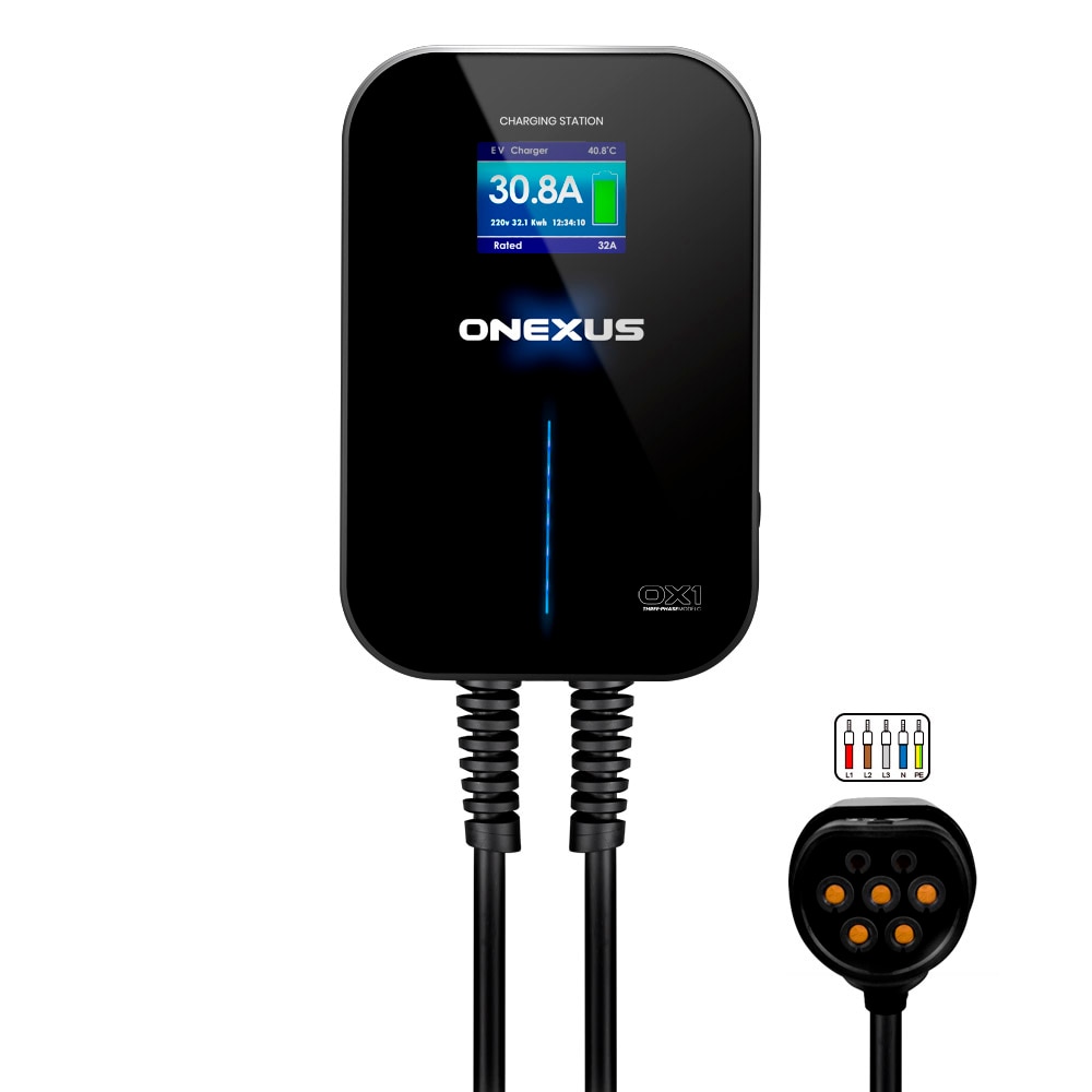 Cargador Trifásico Onexus cable 7 metros Negro-5