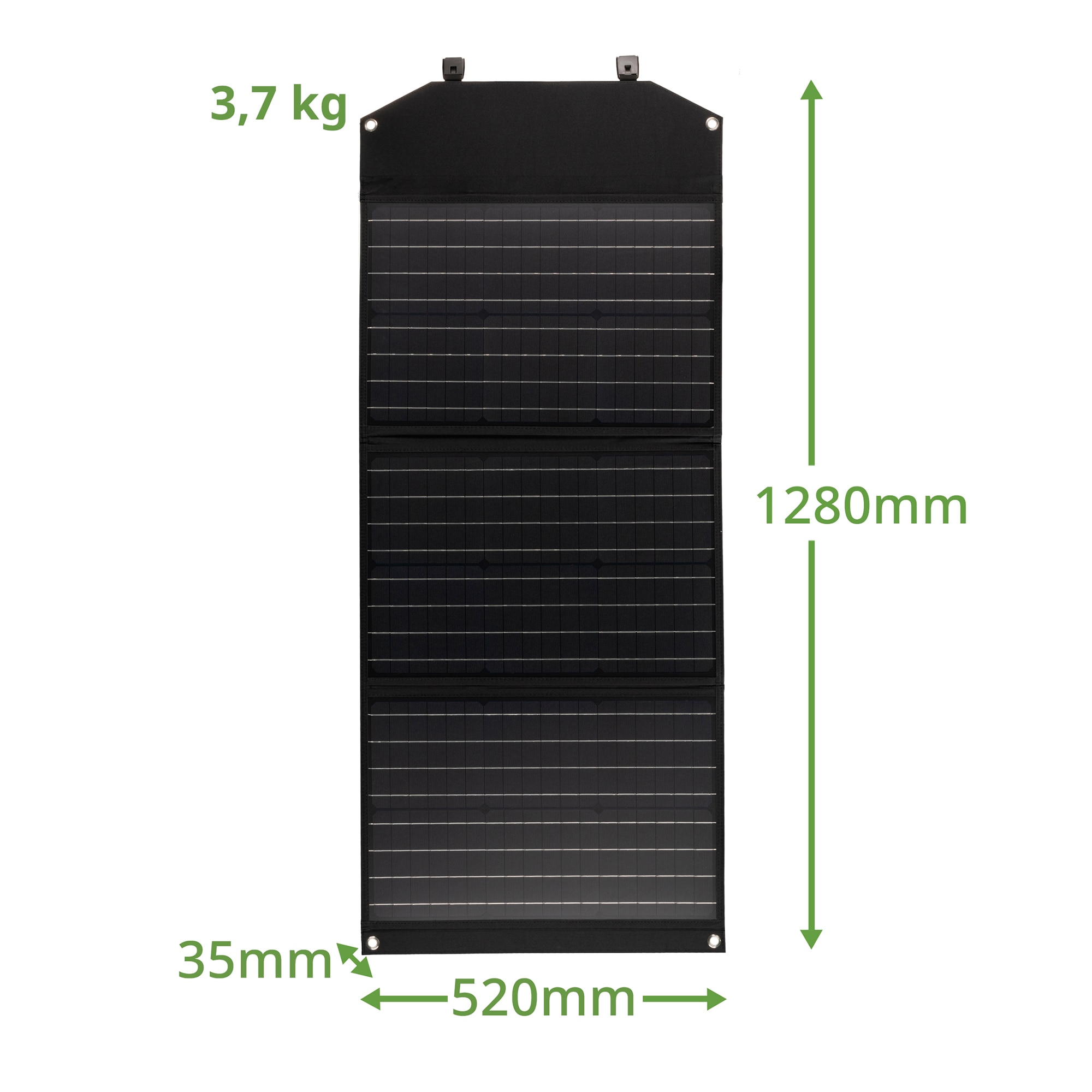Placa Solar Fotovoltaica 90 W 3810060 Negro-2