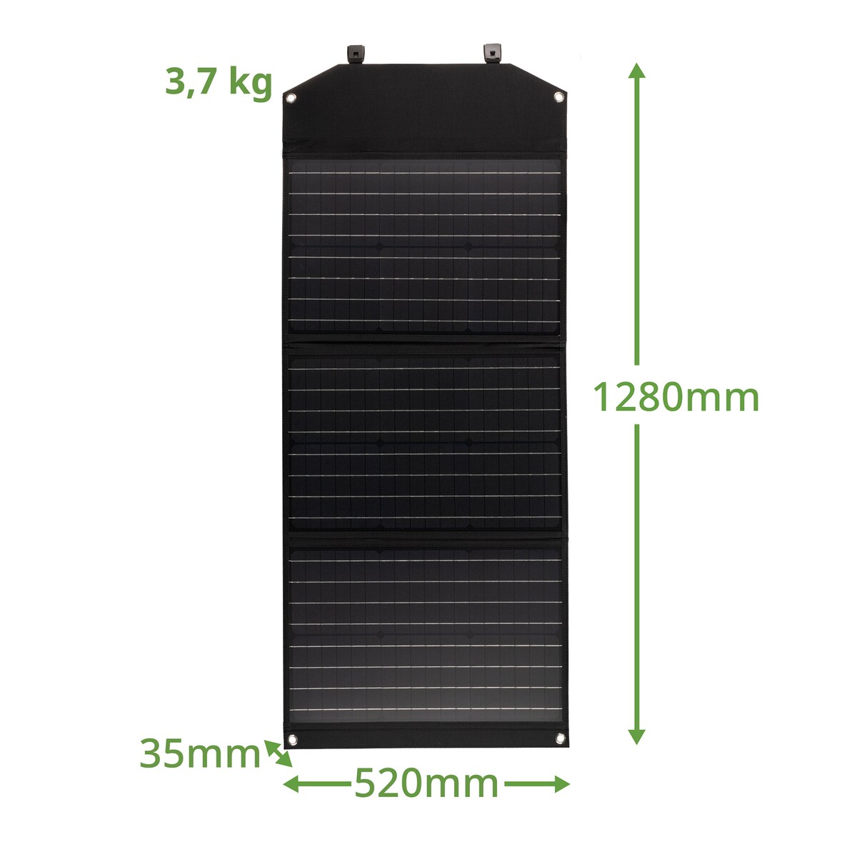 Placa Solar Fotovoltaica 90 W 3810060 Negro-2