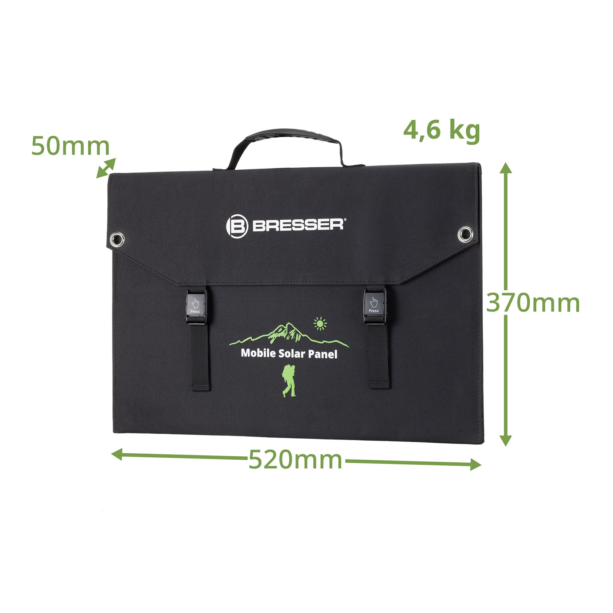 Placa Solar Fotovoltaica 120 W 3810070 Negro-3