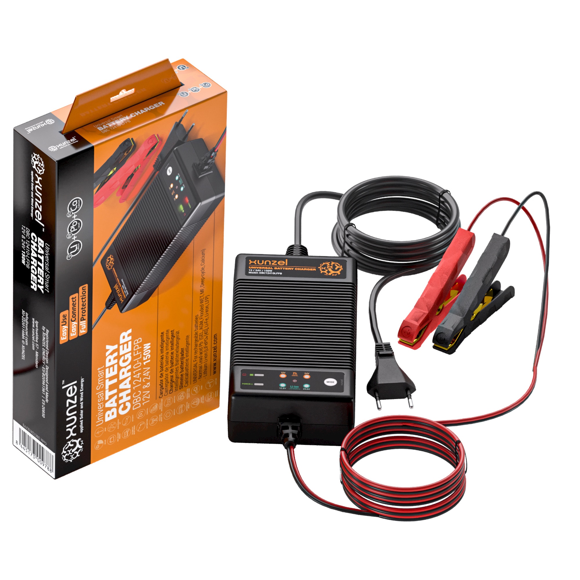 Cargador Batería DBC-LFPB 150W 12/24V 3