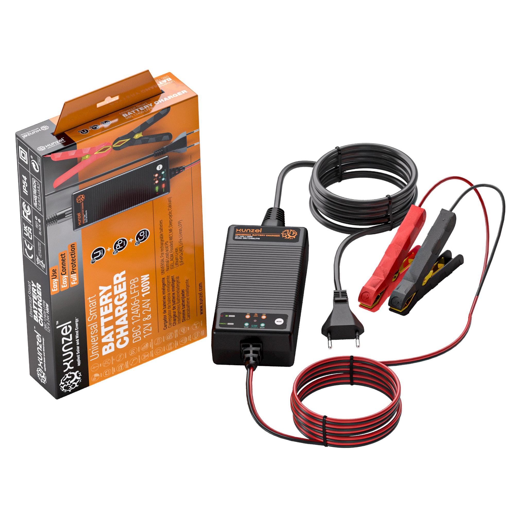 Cargador Batería DBC-LFPB 100W 12/24V 3