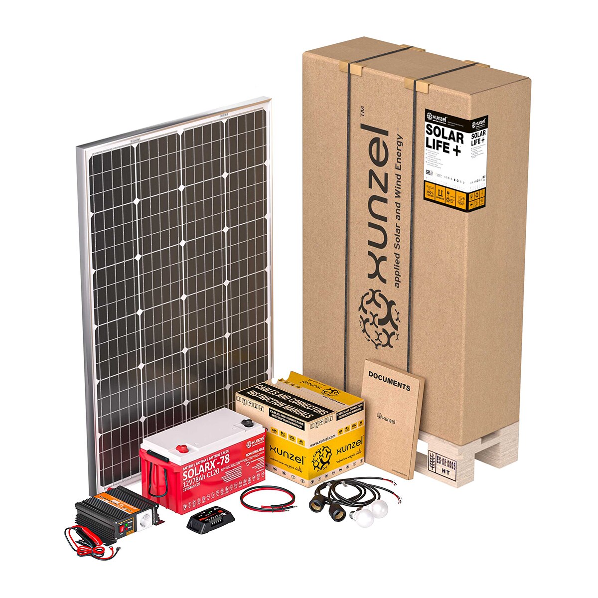 Kit Solar SOLARLIFE+ 500 Negro-1