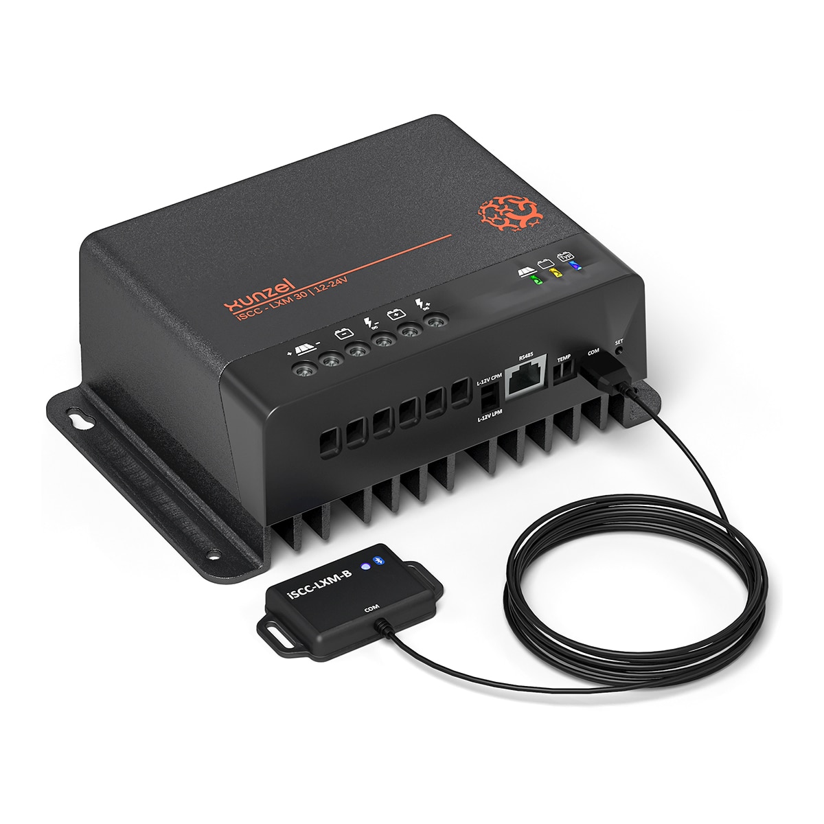 Controlador Solar MPPT ISCC-LXM30 Bluetooth Negro-1