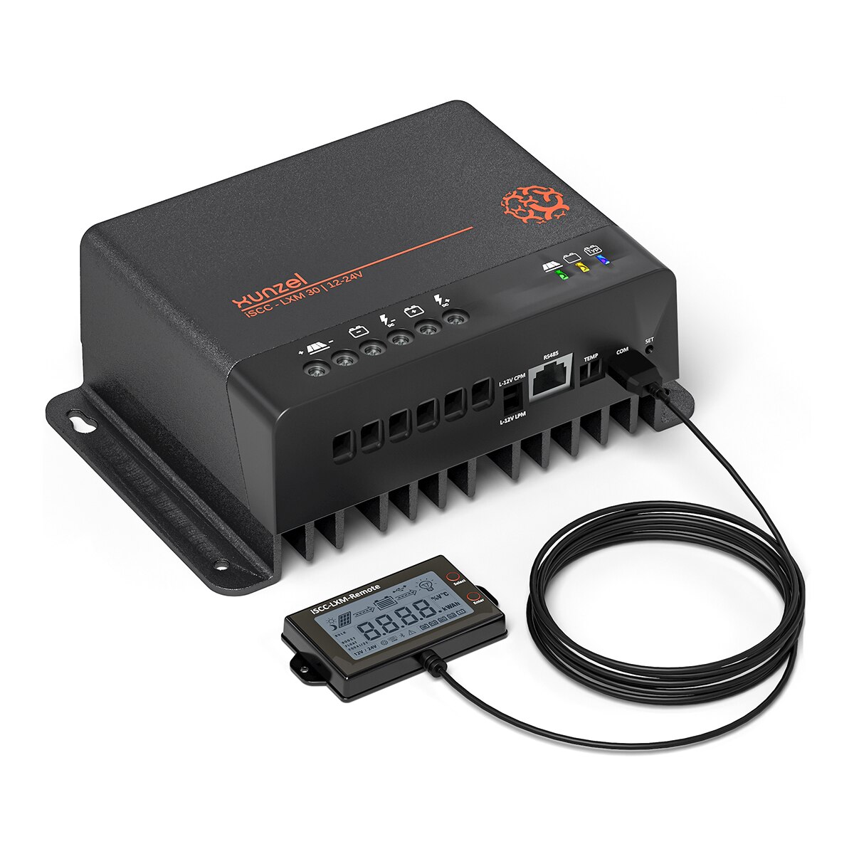 Controlador Solar MPPT ISCC-LXM30 Display Negro-1