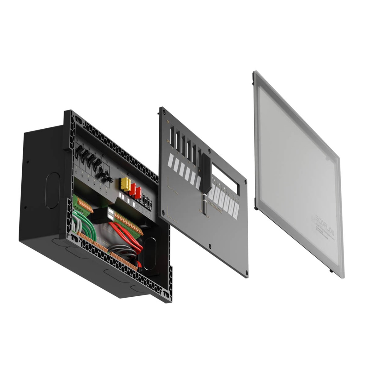 Ecoflow Power Kits Hub + Cables + Panel de Distribución Gris / Negro-2