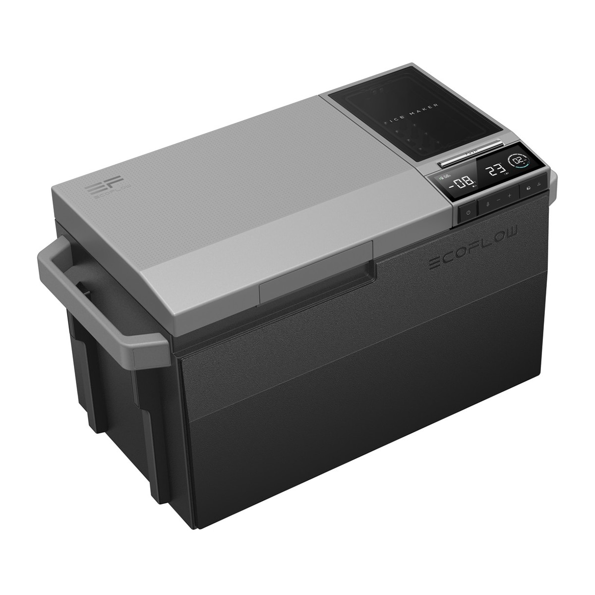Frigorífico Portátil con Congelador Glacier Gris / Negro-2