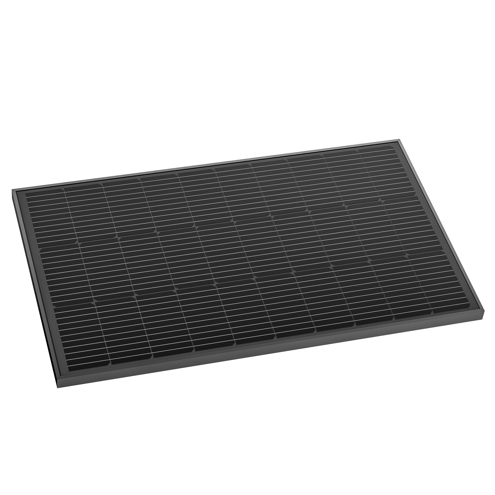Pack 2 Paneles Solares Rígidos Ecoflow de 100 W c/u Negro-2