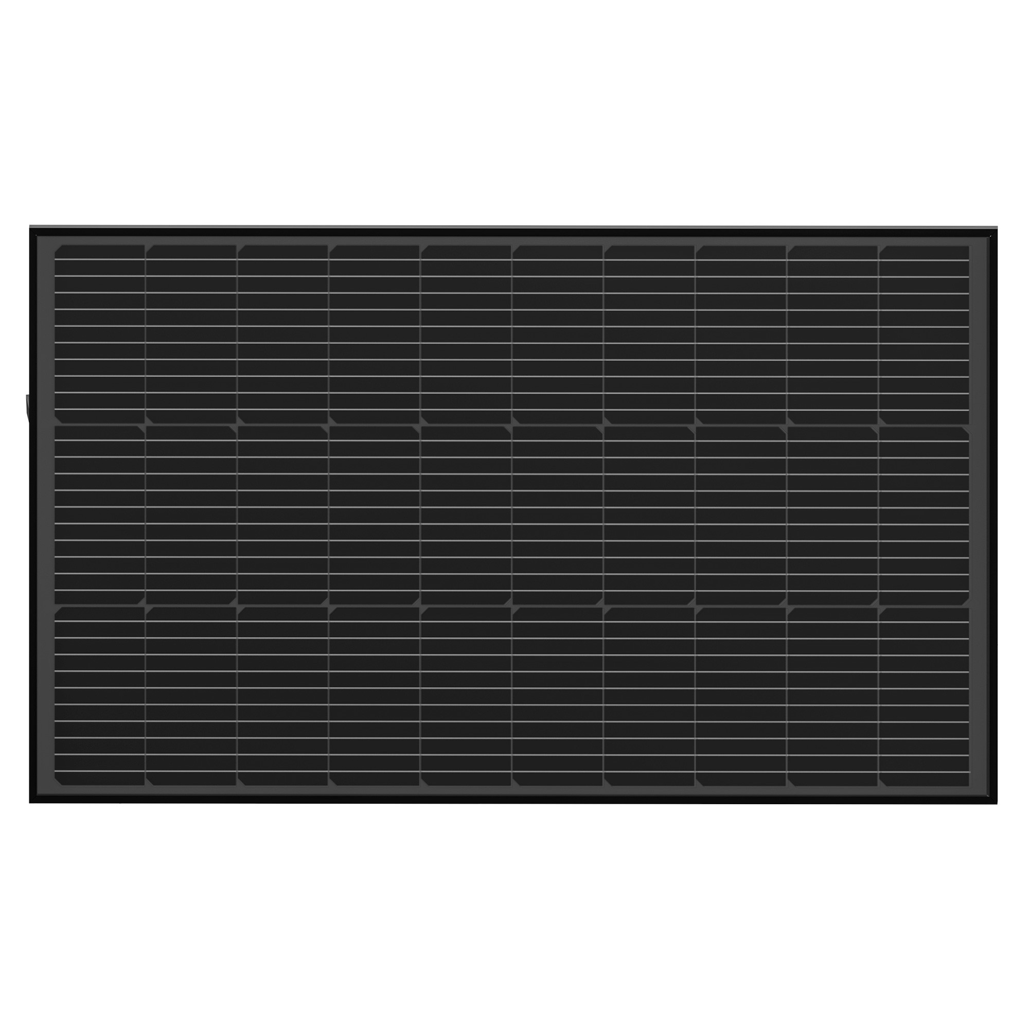 Pack 2 Paneles Solares Rígidos Ecoflow de 100 W c/u Negro-3
