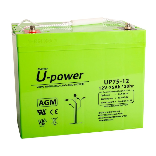 Imagen 0 de Batería AGM Monoblock UP75-12 12V 80,2Ah